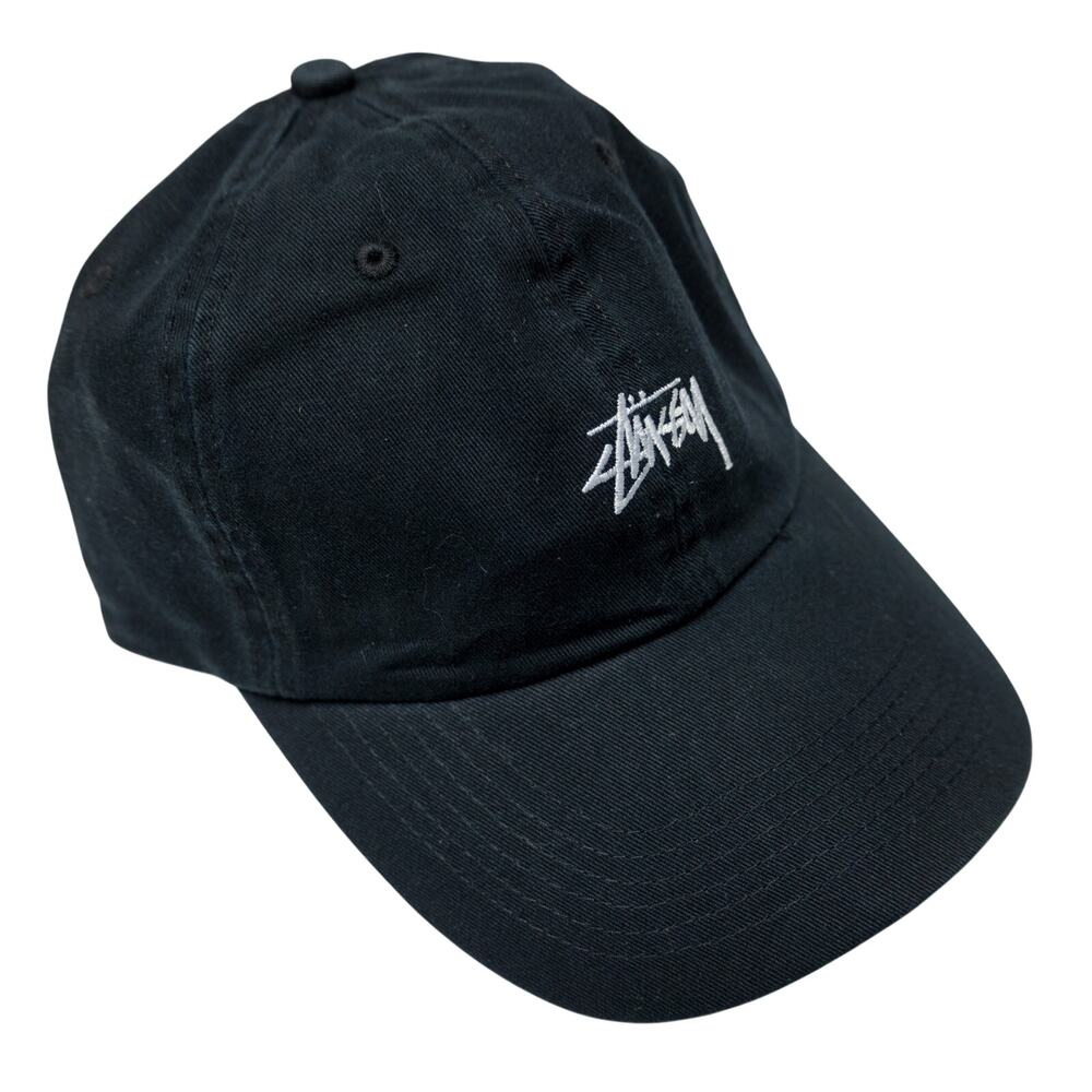 STUSSY BASIC STOCK LOW PRO CAP BLACK - OS